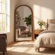 Stepped arched leaner mirror natural 80x180cm