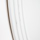 Stepped round wall mirror oyster 90x90cm