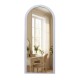 Stepped arched leaner mirror oyster  80x180cm