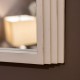 Stepped arched wall mirror oyster 70x100cm