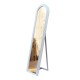 Stepped arched floorstanding mirror oyster 40x170cm