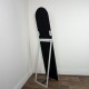 Stepped arched floorstanding mirror oyster 40x170cm