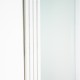 Stepped pill shape dressing mirror oyster 45x150cm