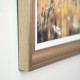 Framed print lake view 78x78cm