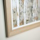 Framed print amber leaves 80x80cm
