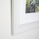 Framed print seaside cottage 60x60cm