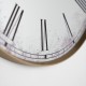 Murano mirrored wall clock gold 50cm