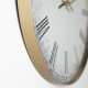 Murano mirrored wall clock gold 50cm