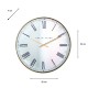 Murano mirrored wall clock gold 50cm