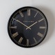 Pesaro wall clock gold/black 36cm