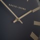 Pesaro wall clock gold/black 36cm