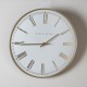 Pesaro wall clock gold/white 36cm