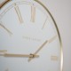 Pesaro wall clock gold/white 36cm
