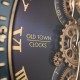 Old town gears clock black 50cm