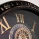 Old town gears clock black 50cm