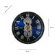 Old town gears clock black 50cm