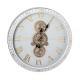 Old town gears clock ivory 50cm