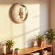 Old town gears clock ivory 50cm