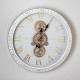Old town gears clock ivory 50cm