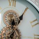 Old town gears clock ivory 50cm