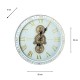 Old town gears clock ivory 50cm