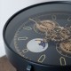 Old town gears clock side table black 55cm
