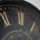 Old town gears map of the world clock 60cm