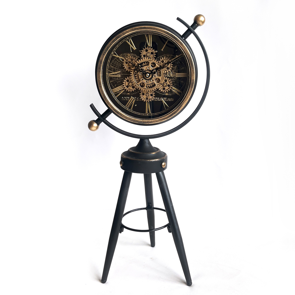 Old town gears clock tripod 59cm