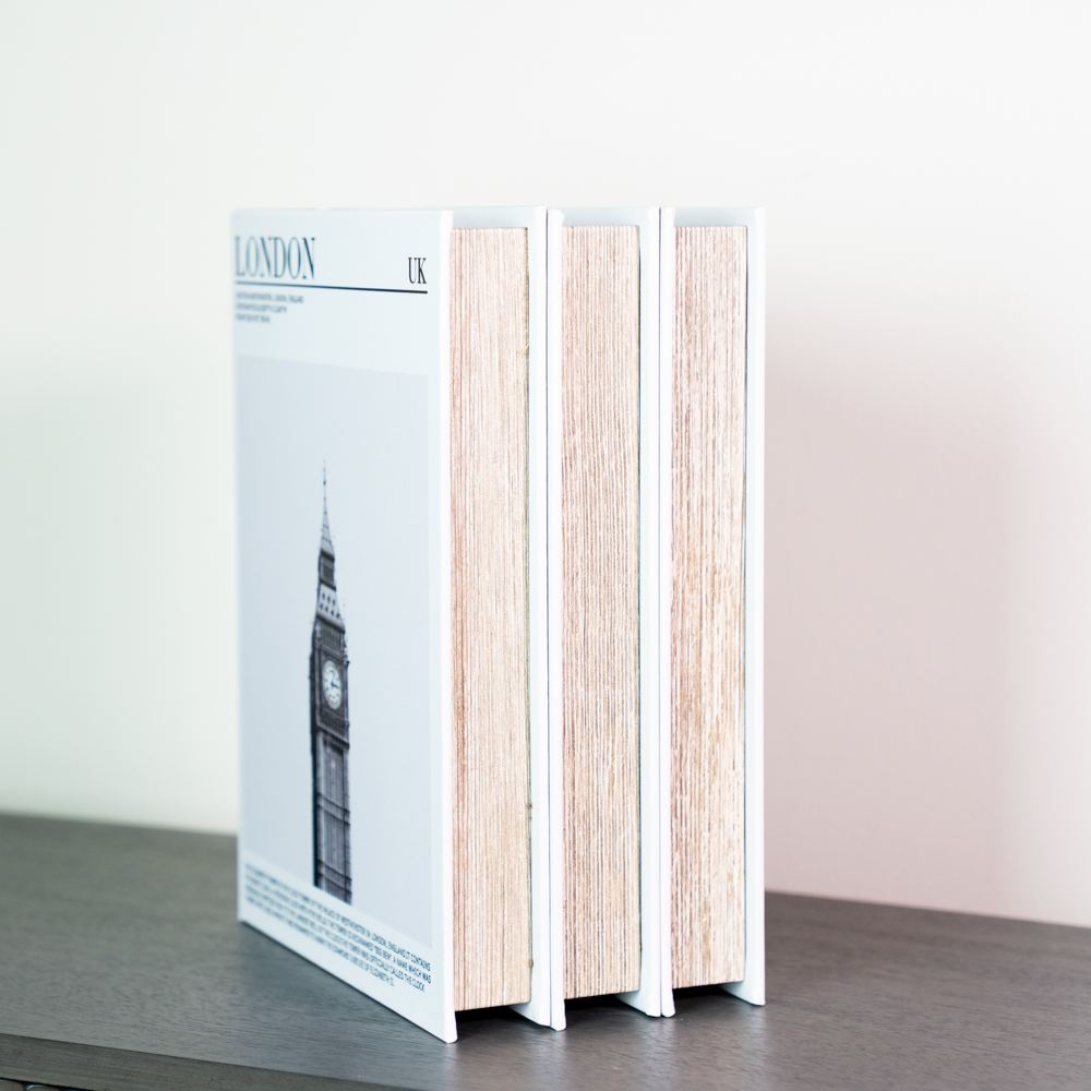 Book box set london paris rome 3 asst