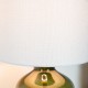 Carissa glass table lamp dark green 53cm