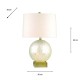 Capiz ball table lamp natural 60cm