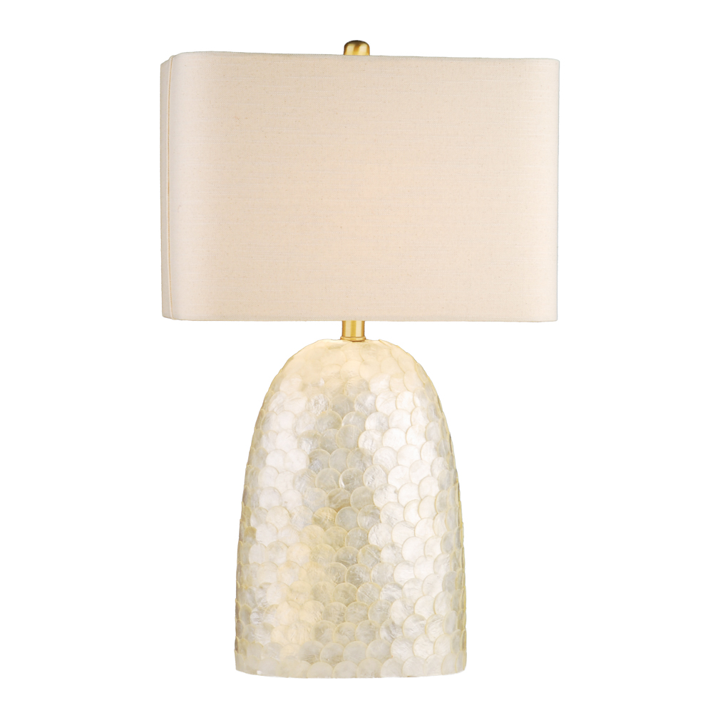 Capiz table lamp natural 68cm