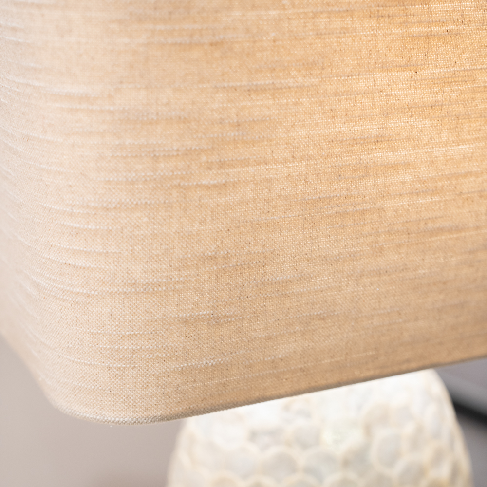 Capiz table lamp natural 68cm