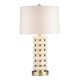 Yara travertine table lamp 71cm
