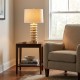 Yara travertine table lamp 71cm