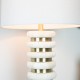 Yara travertine table lamp 71cm