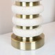 Yara travertine table lamp 71cm