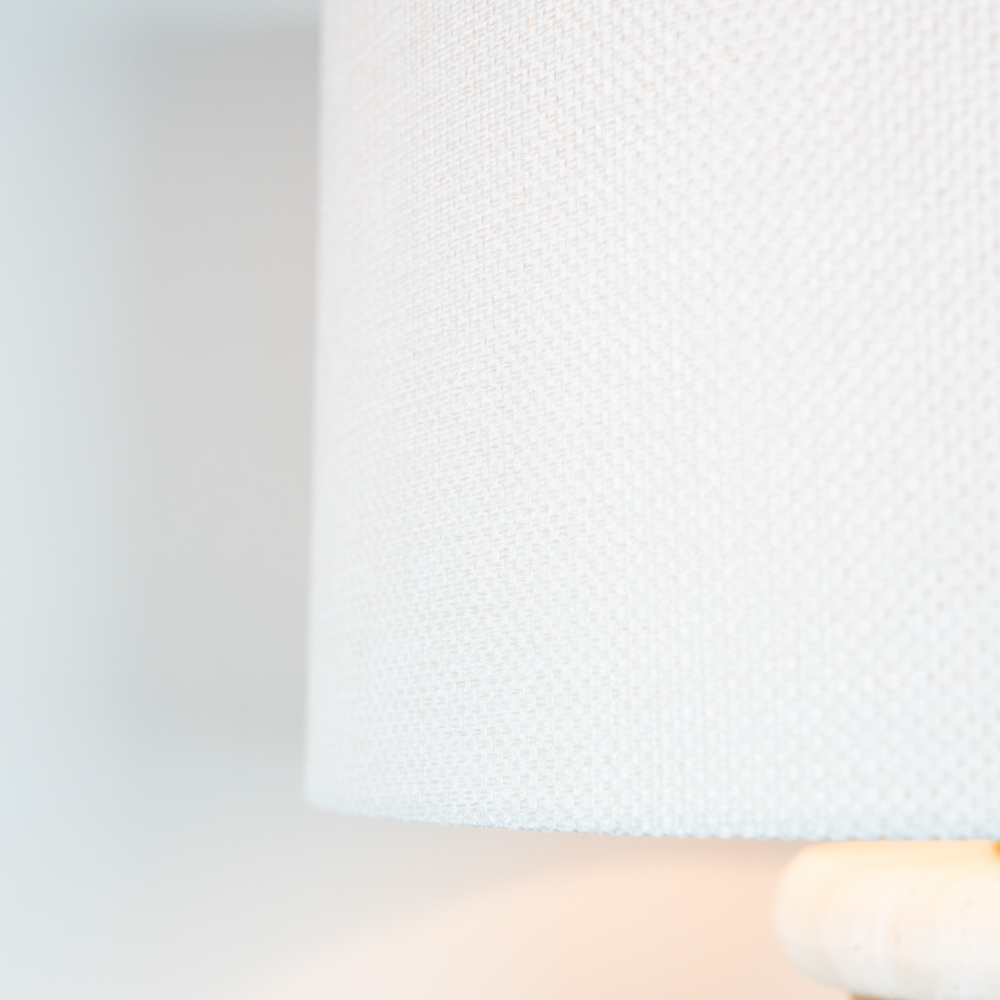 Yara travertine table lamp 71cm