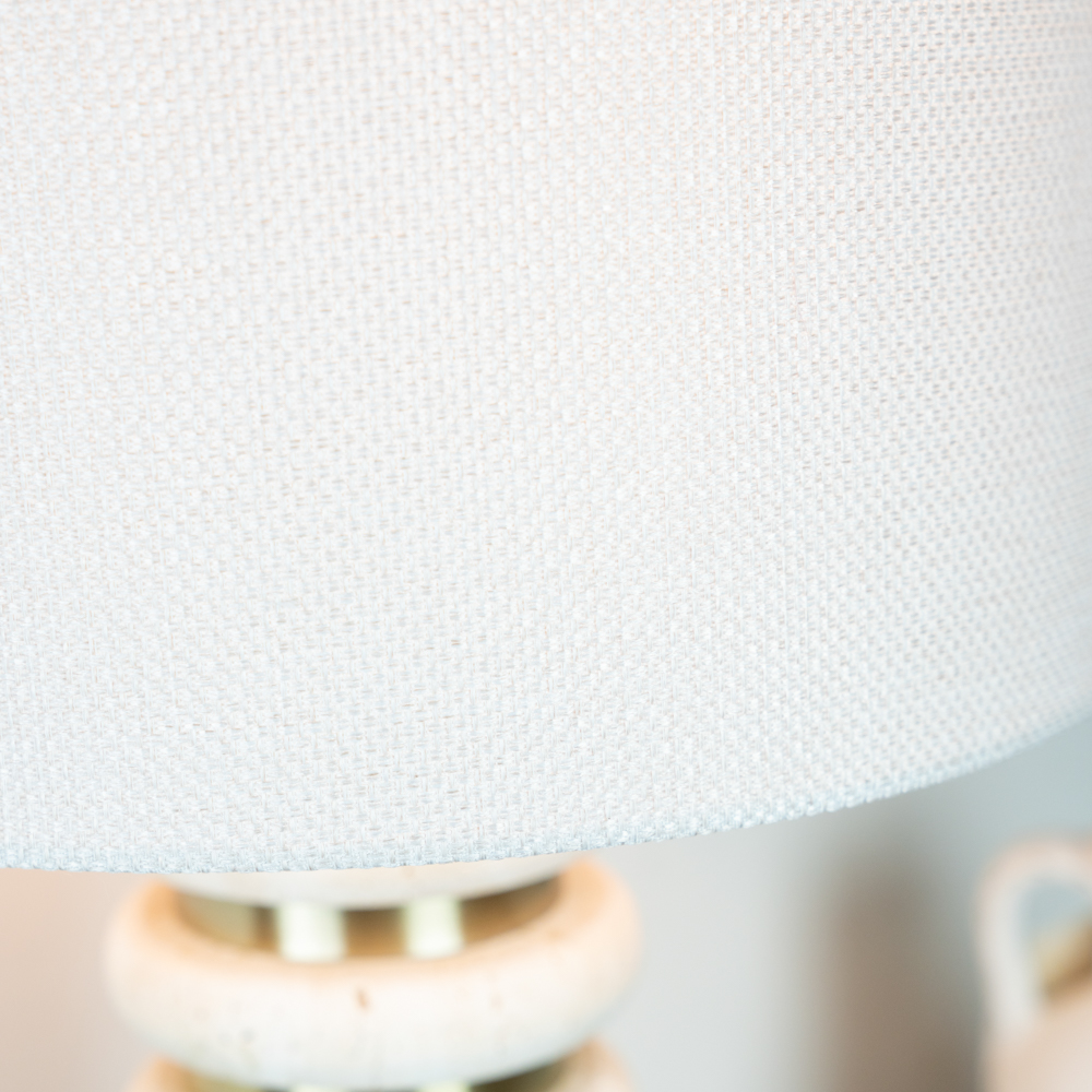 Yara travertine table lamp 71cm