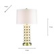 Yara travertine table lamp 71cm