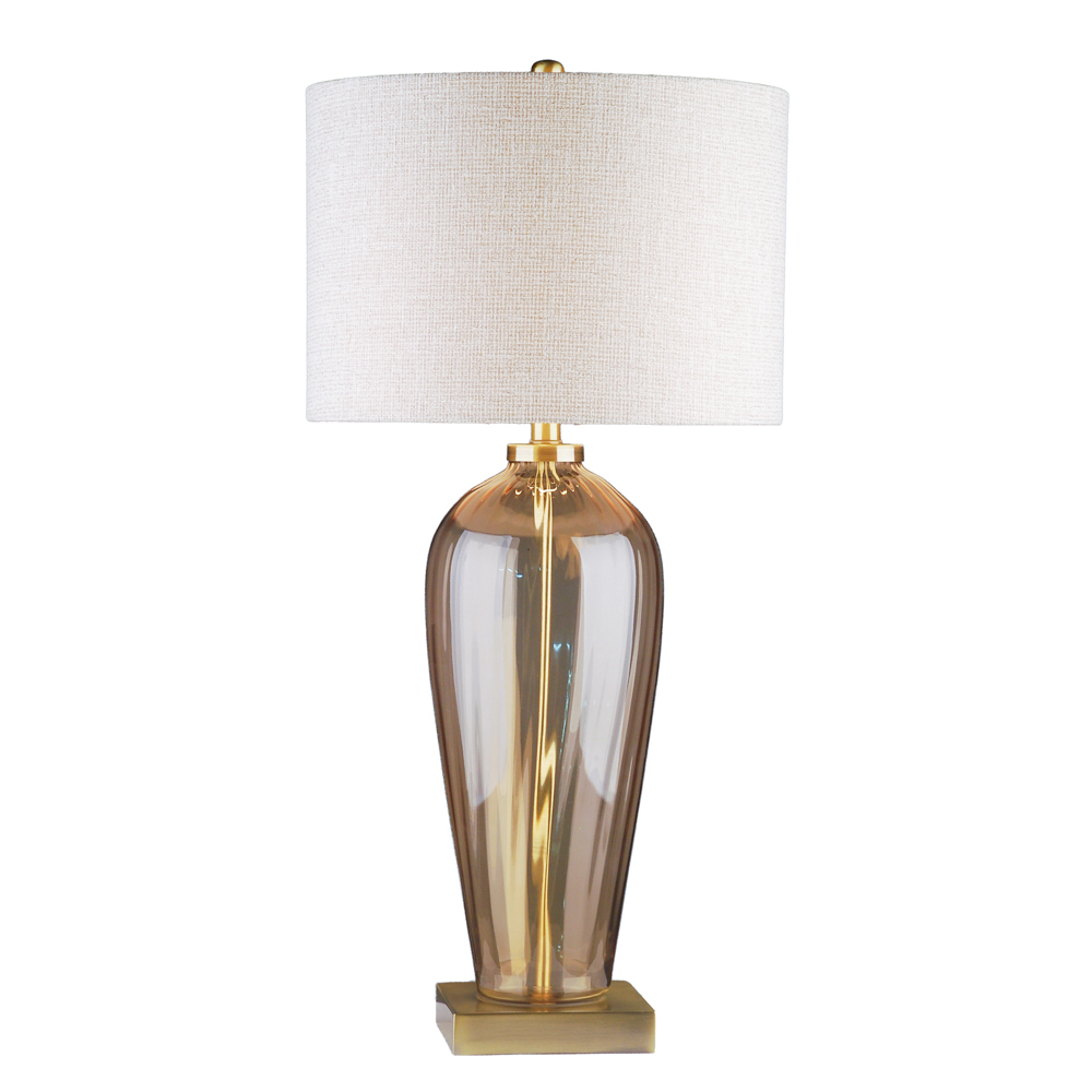 Kristen glass table lamp 84cm