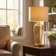 Kristen glass table lamp 84cm