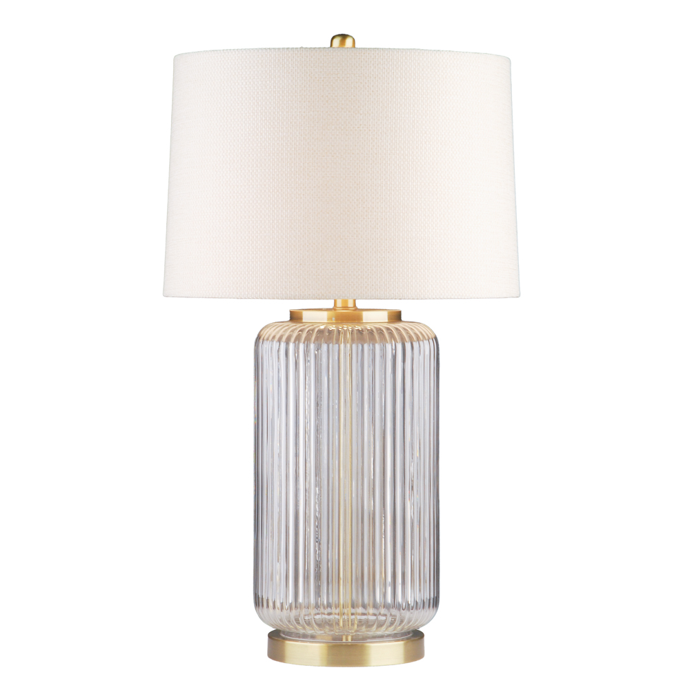 Tabitha glass table lamp 72cm