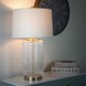 Tabitha glass table lamp 72cm
