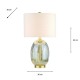 Amia glass table lamp 62cm