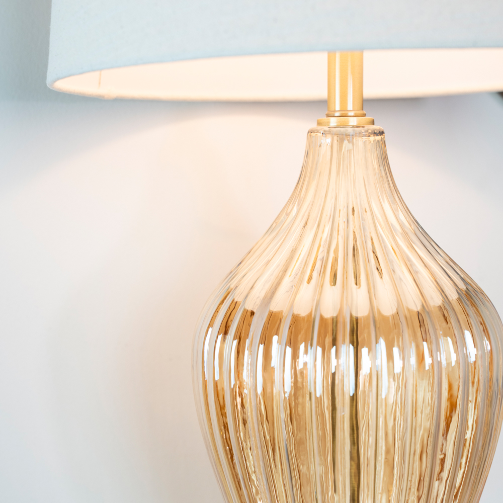Amia glass table lamp 76cm