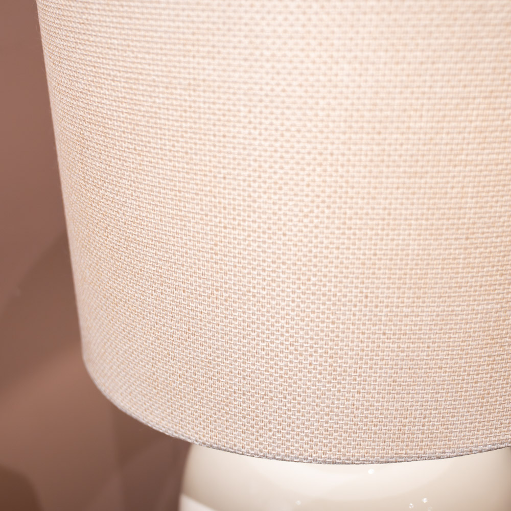 Cassidy ceramic table lamp ivory 72cm