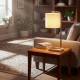 Kyra marble base table lamp 66cm