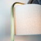 Kyra marble base table lamp 66cm
