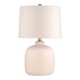 Fabia ceramic table lamp sandy white 58cm